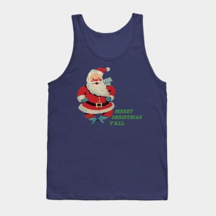 Merry Christmas Y'all ( green ) Tank Top